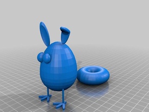 bunny chicken hybrid food 3d printing 3d print model - Mito3D