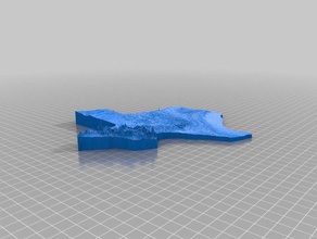 texas elevation map other 3d maps mountains 3d print model - Mito3D