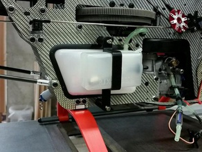 trex 600n Başlığı tankı braketi rc araçlar 3d print model - Mito3D