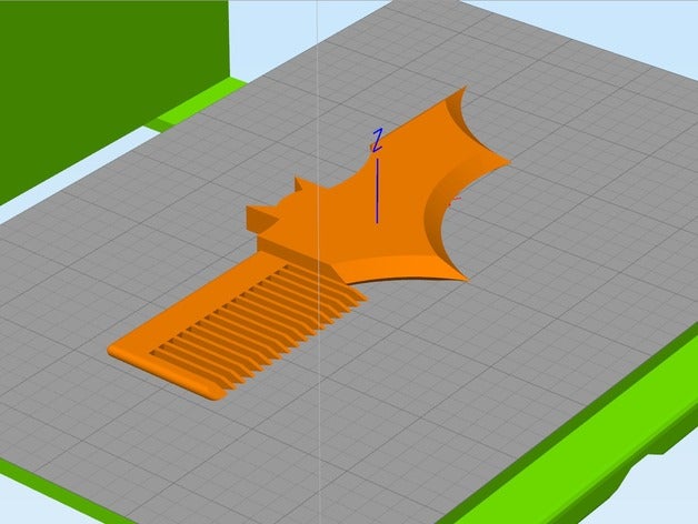 bat pettine accessori 3D print model - Mito3D