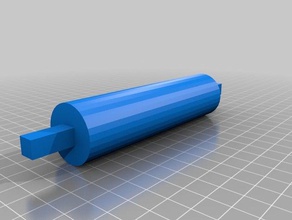 eje rollo porta bobina 3d printing 3d print model - Mito3D