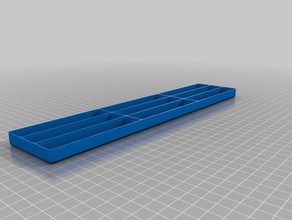 trays 3x3 organization customized 3d print model - Mito3D
