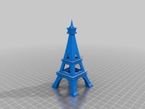 eiffel tower 3d printing 3d print model - Mito3D