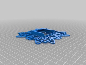 de lissajous quadro imagem v10 matemática a arte personalizado 3d print model - Mito3D