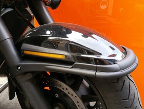 kawasaki 1700 ön çamurluk trim Otomotiv bagger özel bisiklet motosiklet 3d print model - Mito3D