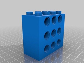 first brick construction toys customized 3d print model - Mito3D