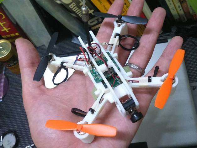 r100 mini quadcopter fpv rc vehicles 3D print model - Mito3D