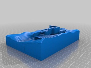 a água caindo finalmente edifícios estruturas 3d print model - Mito3D
