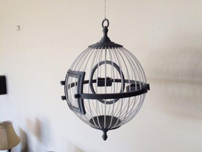 cage à oiseaux plein air jardin nichoir maison des de dragon la perche perché 3d print model - Mito3D