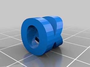 il mio personalizzati di due lettere scultura sculture 3d print model - Mito3D