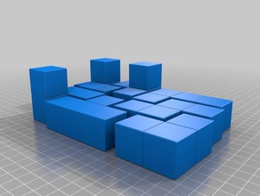 soma puzzle pieces puzzles 3d print model - Mito3D