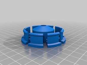 meu personalizados paramétrico de filamentos spool hub 608zz rolamento 3d a impressora acessórios 3d print model - Mito3D