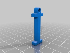 letter key chains keychains 3d 3d print model - Mito3D