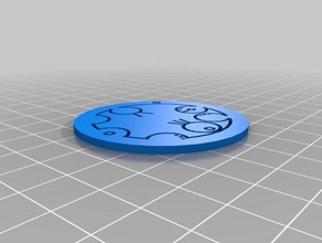 maddi gallifreyan paralar rozetleri özelleştirilmiş 3d print model - Mito3D