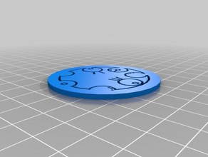 maddi gallifreyan paralar rozetleri özelleştirilmiş 3d print model - Mito3D