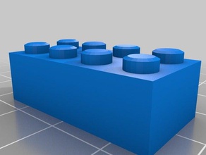 lego 4 2 Rätsel angepasst 3d print model - Mito3D