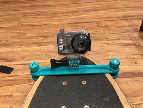 aee-s71 skateboard long board camera mount 3d print model - Mito3D