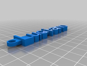 luciano Schlüsselanhänger - Organisation angepasst 3d print model - Mito3D