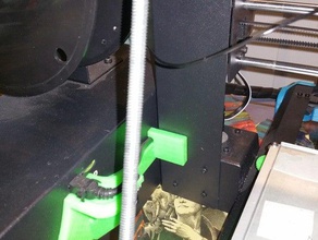 duplicator i3 usb cord strain relief 3d printer accessories dup wanhao 3d print model - Mito3D