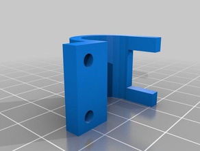 printrbot play y-axis bearing clip 3d printer parts linear lmu8 3d print model - Mito3D