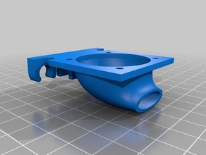 fan mount deltaprintr model 35x35mm uyarlanmış 3d yazıcı aksesuarlar 3d print model - Mito3D