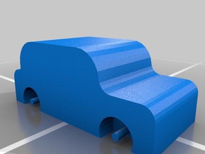 simple toy car mechanical toys 3d print model - Mito3D