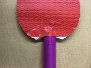 ping pong paddle replaceable 3d printing 3d print model - Mito3D