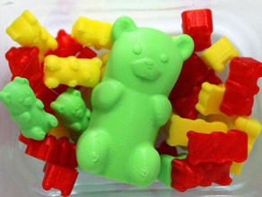 clássico gummy bear alimentos bebida 3d print model - Mito3D