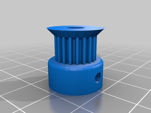 gt2 20t polia 3d a impressora partes 3D print model - Mito3D
