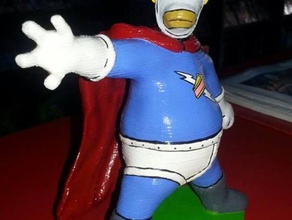 homer simpson pieman toys games action figure figurine model simpsons static statue 3d print model - Mito3D