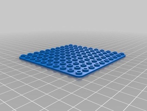 duplo baseplate 10x12 construction toys customized 3d print model - Mito3D