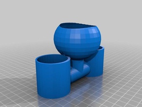 draining planter 3d printing 3d print model - Mito3D