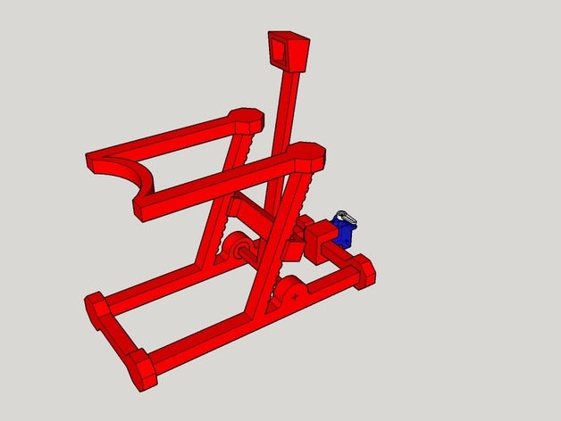 einfaches Katapult mechanisch ist Spielzeug 3D print model - Mito3D