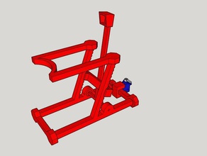 einfaches Katapult mechanisch ist Spielzeug 3d print model - Mito3D