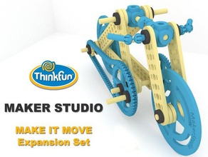 thinkfun maker studio make move expansion set engineering construction toys gears gear chain hinges snapfit snap together steam stem swivel thinkfunchallenge tvy 3d print model - Mito3D