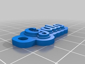 el galo llaveros personalizado 3d print model - Mito3D