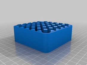 aa 6x6 bottom containers customized 3d print model - Mito3D