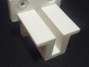 shelf wall mount compatible closetmaid replacement parts 3d print model - Mito3D