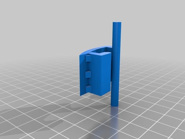 leuchtstofflampenschalenhalterung Teile 3D print model - Mito3D