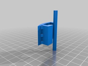 leuchtstofflampenschalenhalterung Teile 3d print model - Mito3D