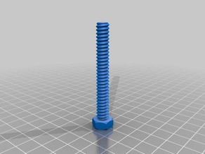 60mm 8mm 12mm head bolt Teile angepasst 3d print model - Mito3D