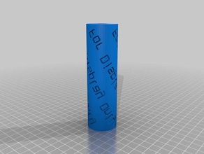 mostrar sólo un recuadro de letras 2d art personalizado 3d print model - Mito3D