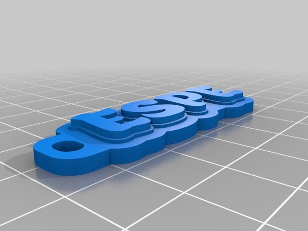 espe2 llaveros personalizado 3D print model - Mito3D