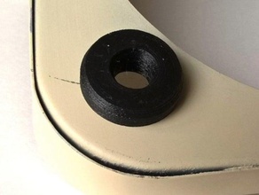 pies remington portátil de la máquina escribir en ángulo placa posterior reemplazo partes 3d print model - Mito3D
