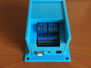 arduino uno 2-Kanal-relais-Gehäuse - Elektronik Fall 3d print model - Mito3D