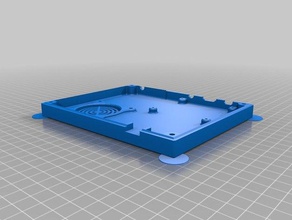 raspberry pi sabit diski parçalar nas owncloud case 3d print model - Mito3D