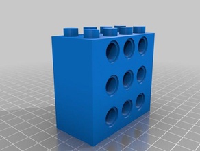 90 borchie 2x4 costruzione i giocattoli personalizzato 3d print model - Mito3D