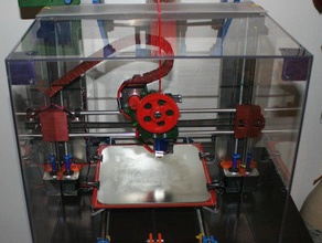 prusa i3 print encloser 3d printer accessories abs acrylic enclosure heat polycarbonate 3d print model - Mito3D
