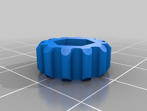 finger tightening ring hex nuts tools customizable customizer fpv antenna openscad sma tightener 3d print model - Mito3D