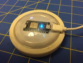 internet button mount electronics particle photon 3d print model - Mito3D